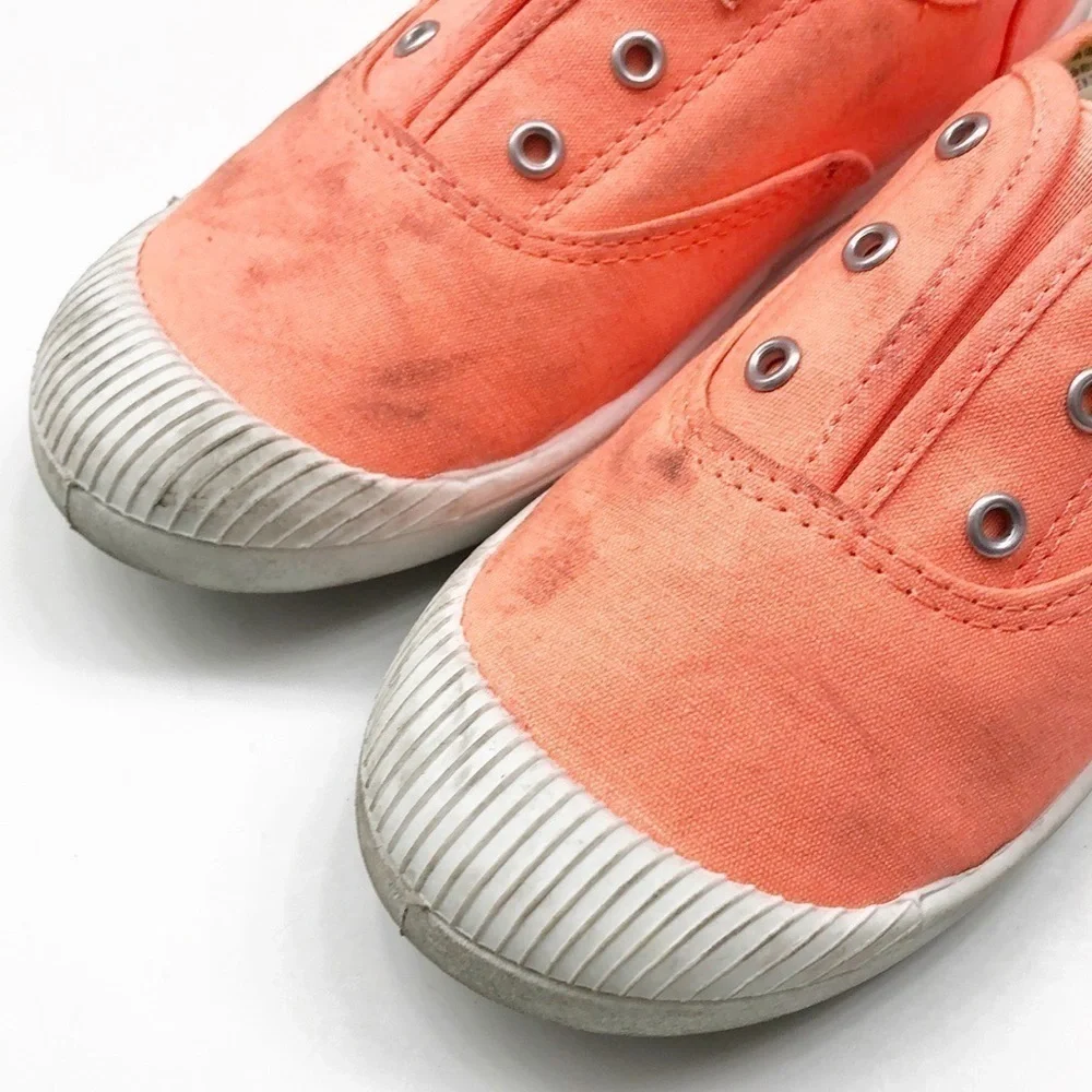 Cat & Jack neon orange sneakers for girls